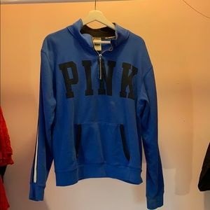 Blue quarter-zip from PINK